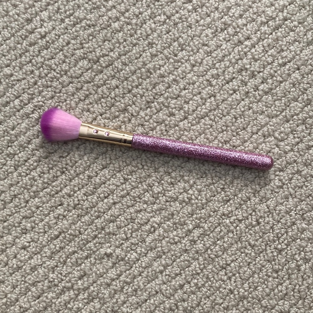 NEW Slmissglam Beauty Makeup Brush Sparkly Pink Ombré Powder Tool NWOT